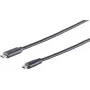 USB-kabel S/CONN 77144-3.0 USB 2.0 2 m USB C Mini-USB A zwart