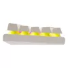 Mechanisch toetsenbord White Shark Wakizashi-2 US Red Switch, tenkeyless/US-layout, wit