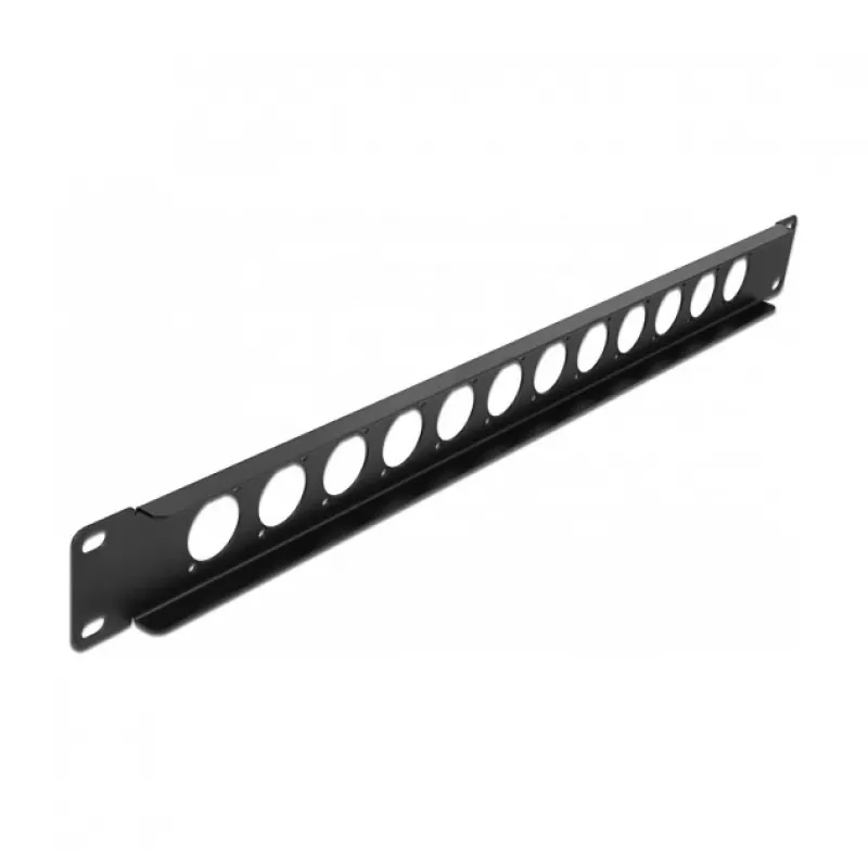 Patchpaneel 19 inch DeLOCK 12 poorten zwart