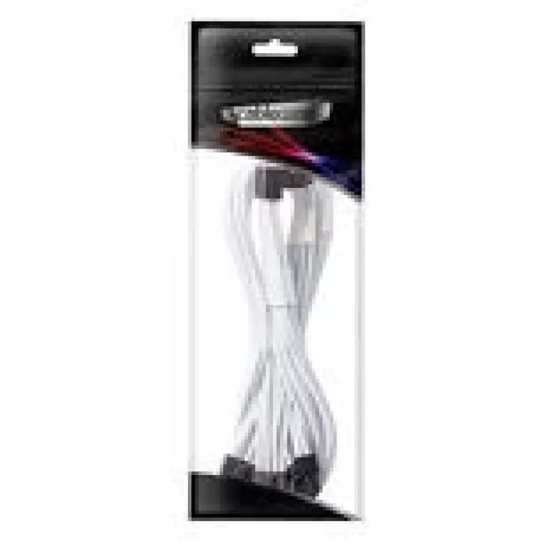 CableMod C-Series Pro verbindingskabel - variant A, 90°, 16-pins naar 3x8-pins PCIe, wit