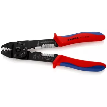 Knipex 97 21 215 B krimpgereedschap zwart, blauw, rood