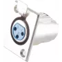 XLR-koppeling ShiverPeaks BS55021 flensmontage audio-connector