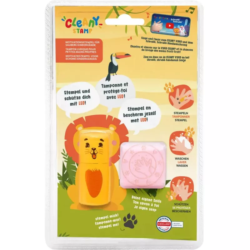 Stempel Colop 156693 rond meerkleurig voor kinderen
