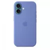 iPhone 16 siliconenhoesje met MagSafe - periwinkle