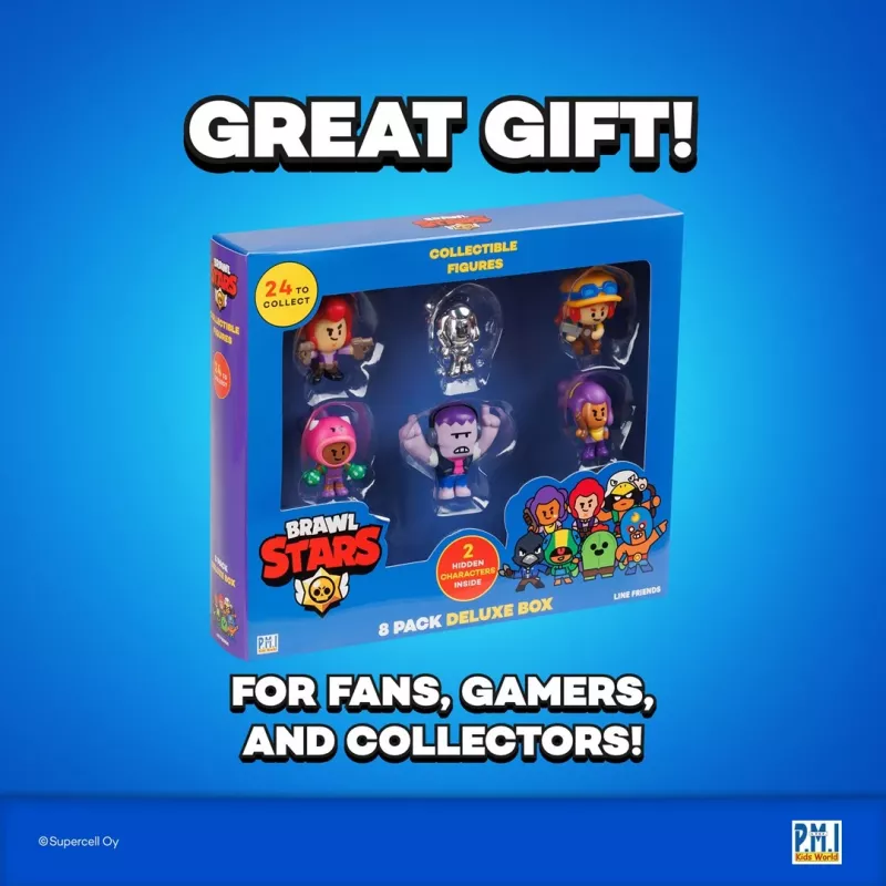 BRAWL STARS S1 FIGUREN – 8-pack DELUXE BOX VER.C