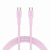 CANYON kabel OnWire 60CL C-C 60W COLOR gevlochten 1m roze
