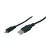 Assmann USB 2.0-verbindingskabel. Type-A - Micro-B M/M. 3,0m. USB 2.0-conform. UL. zwart (AK-300110-030-S)