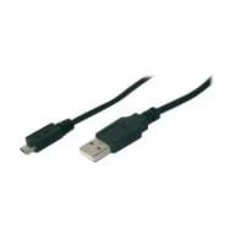 Assmann USB 2.0-verbindingskabel. Type-A - Micro-B M/M. 3,0m. USB 2.0-conform. UL. zwart (AK-300110-030-S)