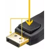 Goobay DisplayPort-verbindingskabel 1.4 3m DisplayPort naar DisplayPort
