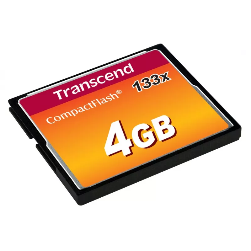 Flashgeheugen Transcend 4GB CompactFlash 133x TS4GCF133