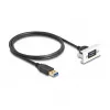 DeLOCK Easy 45 module SuperSpeed USB USB 3.2 Gen 1 USB Type-A bus naar stekker 1m