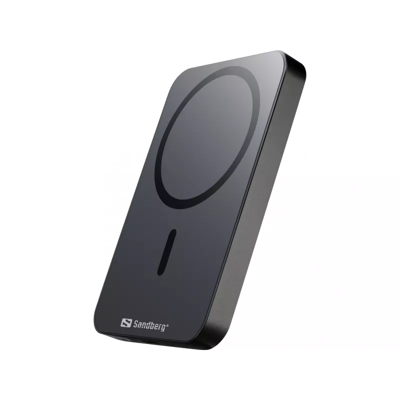 Draagbare powerbank Sandberg Mag draadloze powerbank 5000 ALU, 5000 mAh