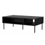 Cama PALAZZO BIS tafel/latrine 110x60x40 mat zwart