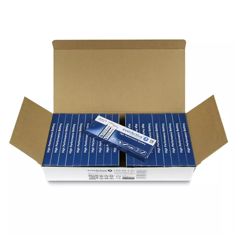 Wegwerp-AA-alkalinebatterijen everActive LR610PAKPA, 1,5 V, 3000 mAh, 10-pack