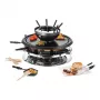 Unold 48726 raclette-grill voor 8 personen 1300 W zwart, roestvrij staal