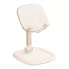 Tablet- en telefoonstandaard Baseus Seashell Series roze – in hoogte verstelbaar, licht