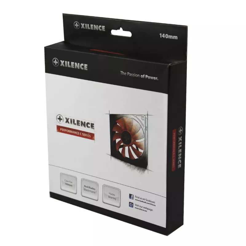 Behuizingsventilator XILENCE XF050 140 mm, 900 t/min