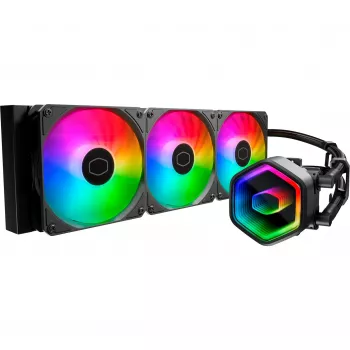 Vloeistofkoelingsset Cooler Master MasterLiquid 360 Core II 12 cm zwart