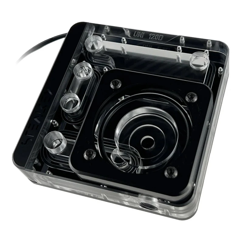 Stealkey Customs SK-UNI 120D distroplate D-RGB – zwart edition