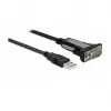 USB 2.0 Type-A naar 1 x serieel RS-232 DB9 4 m DeLOCK 66323