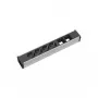Power Extension 4 AC Outlet Bachmann 912.007 zwart zilver