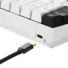 SKILLER SGK50 S4, gaming-toetsenbord wit/zwart, PT-indeling, Kailh Red