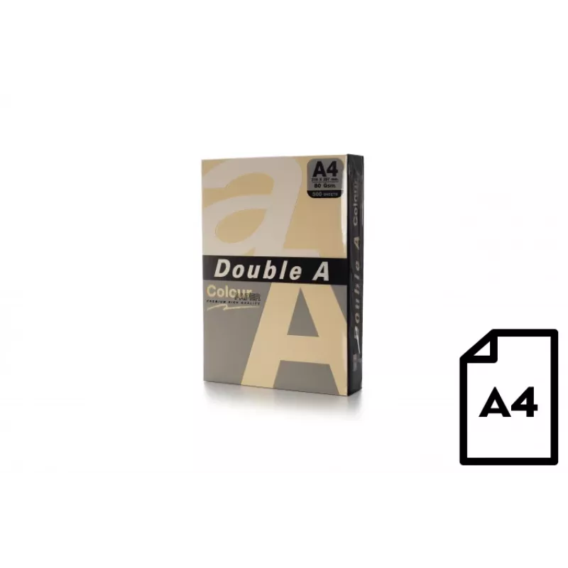 Kleurpapier Double A, 80 g, A4, 500 vel, Old Rose