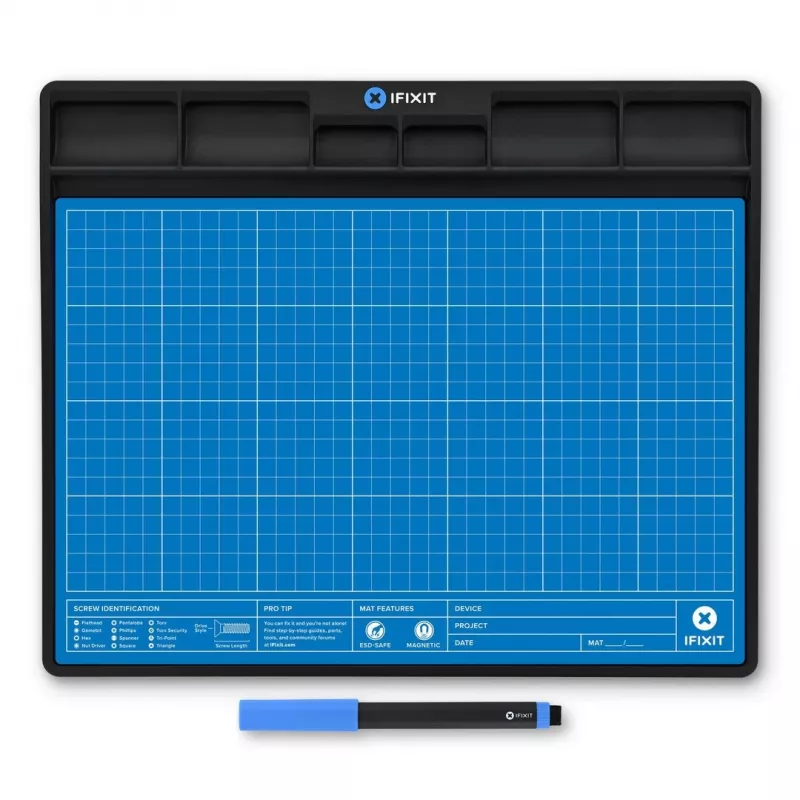 Magnetische mat iFixit FixMat 1 300x250 mm met pen