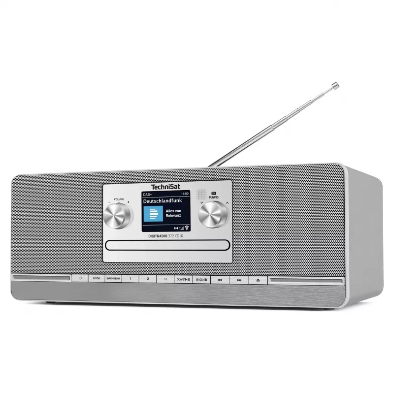 TechniSat DIGITRADIO 372 CD IR internet analoog & digitaal antraciet, zilver