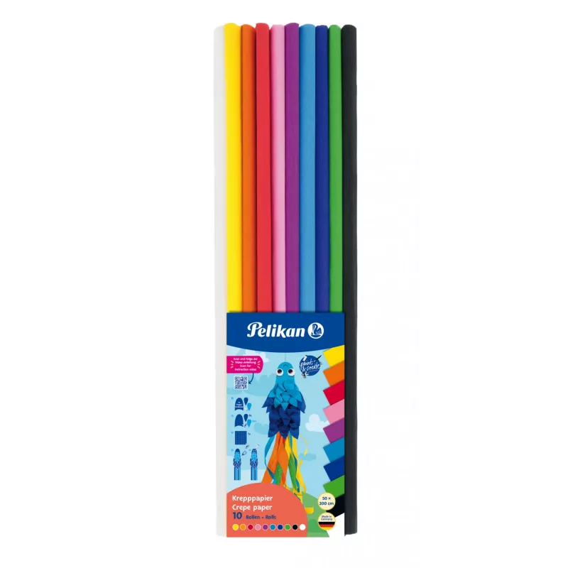 Kreppapier Pelikan 101622 meerkleurig 500 mm 10 vel