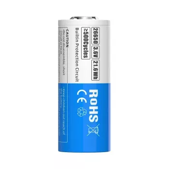 Accu 26650 3,6V Li-Ion 6000 mAh