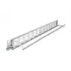 Patchpanel 19 inch DELOCK 24 poorten Keystone, kantelbare poorten, trekontlasting, 1U metaal