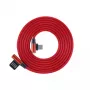Sbox USB->Type-C 90 m/m 1,5m Type-C-90R aardbeirood