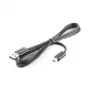 USB-kabel HTC DC-U300 zwart stekker/stekker