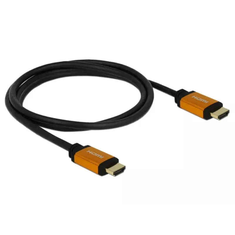 HDMI-kabel DeLOCK 85728 1,5 m type A zwart goud