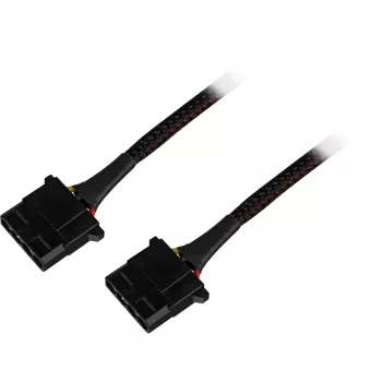 Sharkoon SATA Y-stroomadapter 4P Molex 0,15 m zwart – digitaal/data – stroomvoorziening