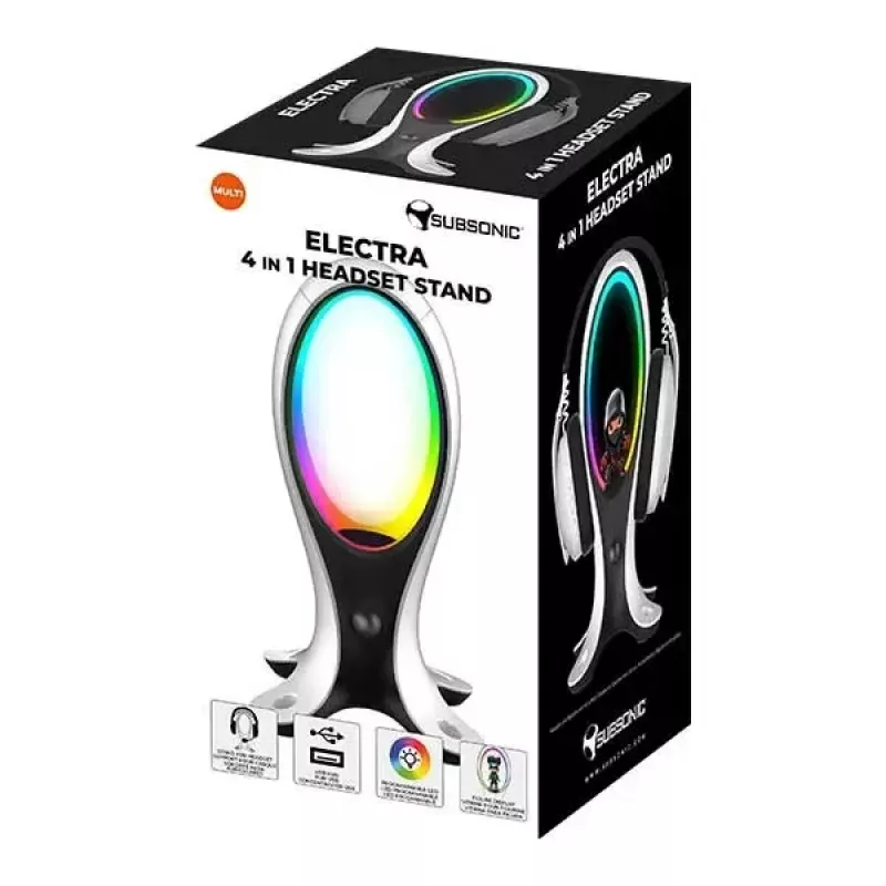 Headset-standaard Subsonic SA5682 zwart wit 426g