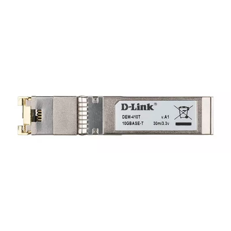 D-Link SFP+ 10GBASE-T koper-transceiver, koper, 10000 Mbit/s, SFP+, T, 30 m, 10 Gigabit Ethernet