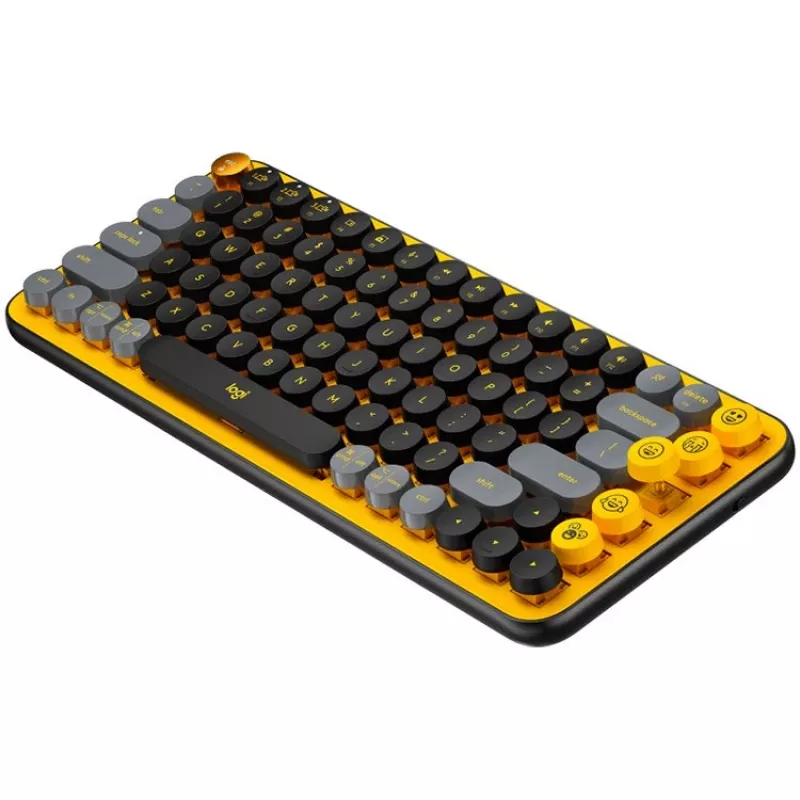 Logitech POP Keys draadloos mechanisch toetsenbord mini QWERTY emoji-toetsen