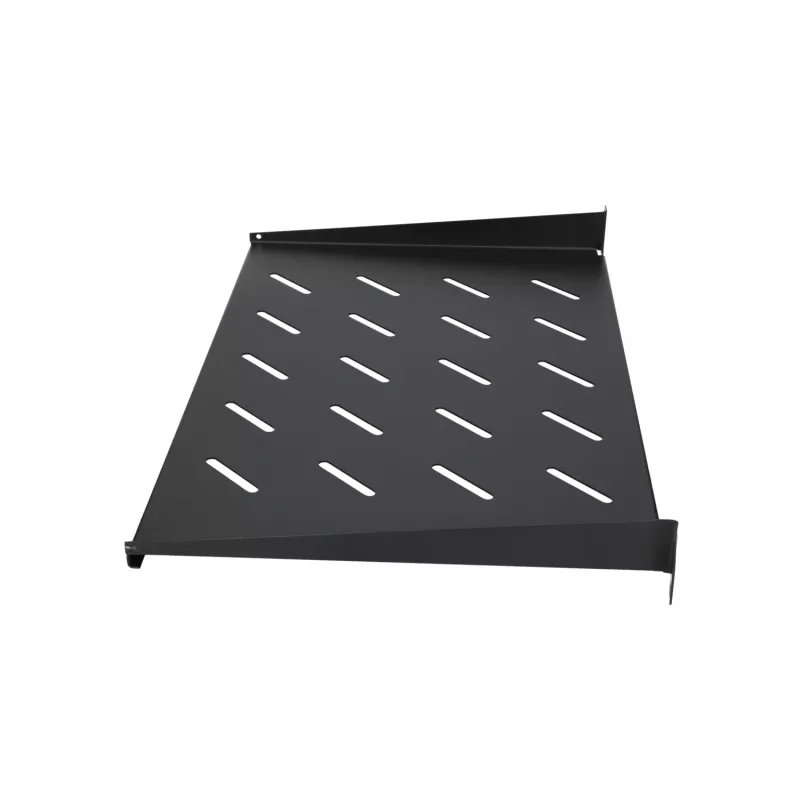 Legbord Extralink SHELF 1U voor 19-inch wandkasten, 1U, 300 mm, zwart, metaal