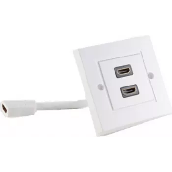 Wandcontactdoos 2 x HDMI ShiverPeaks 79510-2