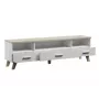 Cama tv-standaard LOTTA 180cm wit + sonoma eiken