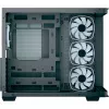 Tower-pc-behuizing AEROCOOL P500C EVO-G-BK-v1 met 2 glazen zijpanelen, zwart