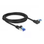 Netwerkkabel DeLOCK RJ45 Cat.6A S/FTP 2m zwart