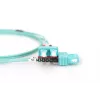 DIGITUS Professional - patchkabel - SC multimode (M) naar SC multimode (M) - 2 m - glasvezel - 50/125 micrometer - OM3 - halogeenvrij - aquamarijn