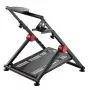 NanoRS RS155 opvouwbare stalen gaming-stuurstand pedalen houder verstelbaar antislip