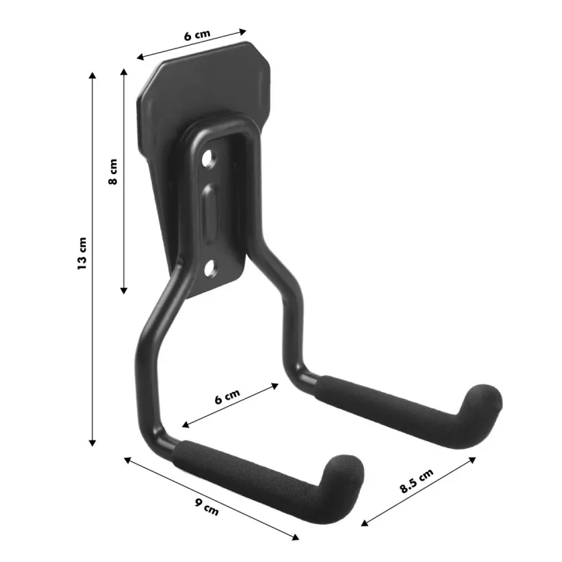 Wandhaak MACLEAN MC-439 staal, draagvermogen 35 kg