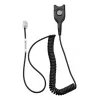 EPOS CSTD 01 – headsetkabel – EasyDisconnect naar RJ-9 male – standaard onderkabel (1000836)
