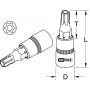 Dopsleutelset KS Tools 911.1376