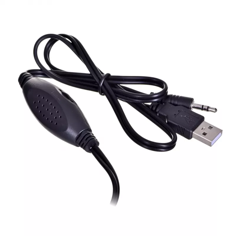 Luidspreker ESPERANZA EP122 2.0 bedrade desktop-luidsprekers, 2×6 W RMS, houten behuizing, volumeregeling met draaiknop, 60–20000 Hz